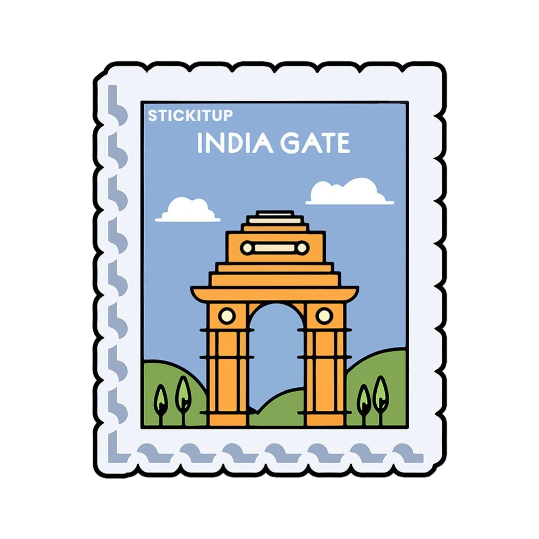 India Gate Sticker